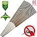 KKPOT Mosquito Repellent Sticks, 100% Natural Citronella Lemongrass Outdoor Bug Insect Incense Sticks (Pack of 60)