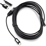 Deli 2 In 1 Smartphone USB Endoscope Inspection Camera - 3.5 Meters 1.3MP Cable Waterproof OTG Micro USB Borescope with 7mm Module Shell & 6 LED Lights for Android Smartphones and PC Computer