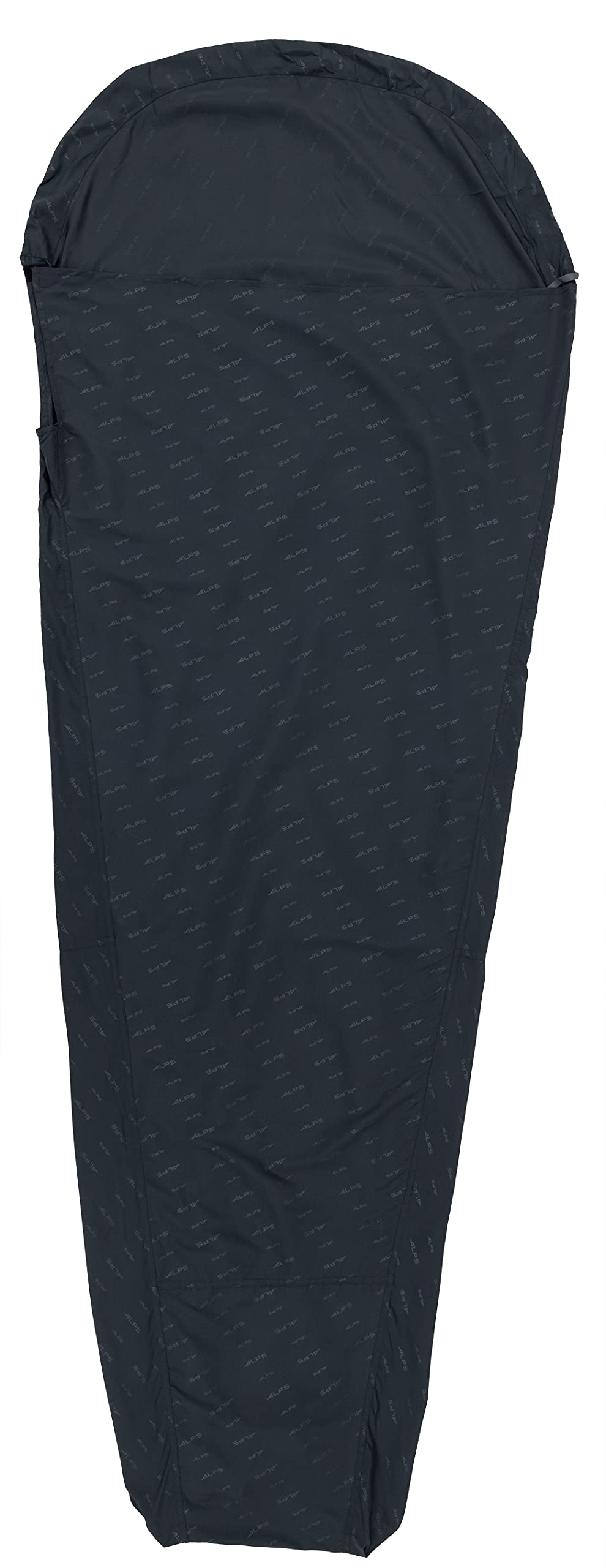 Alps Mountaineering Mountaineering Brushed Polyester Mummy Sleeping Bag Liner - Charcoal, One Size
