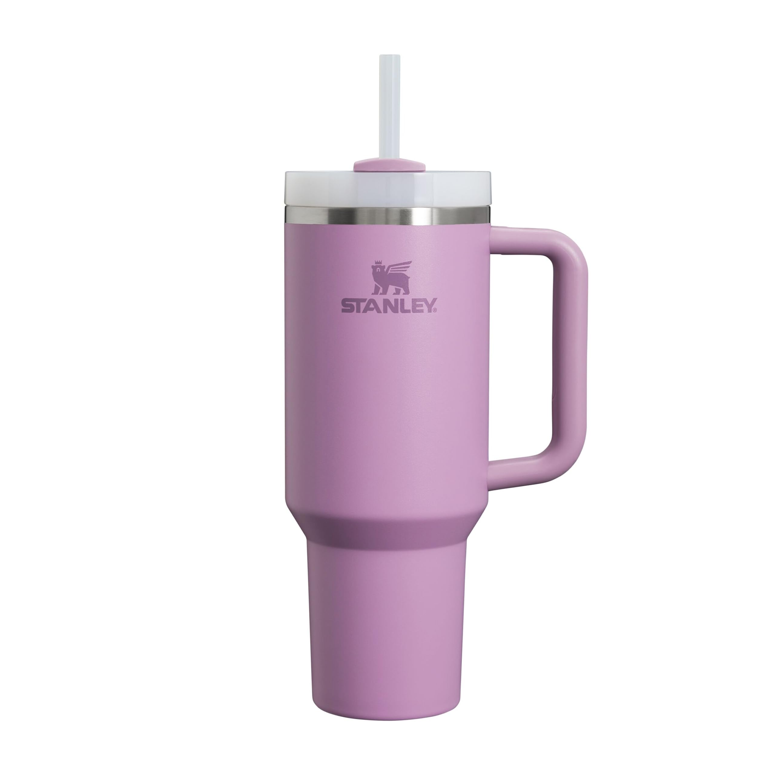 STANLEY 1913 Quencher H2.0 Flowstate Tumbler 1.2L - Cold for 11 Hours - Iced for 48 Hours - Metal Water Bottle with Straw, Handle and Lid - Dishwasher Safe - Travel Mug for Cold Drinks - Lilac