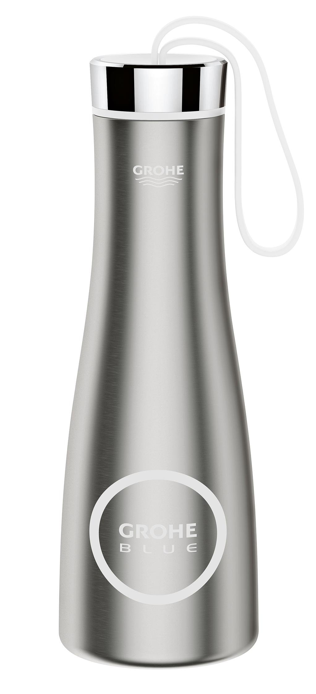 GROHE Blue 40848SD0 Stainless Steel Drinking Water Bottle