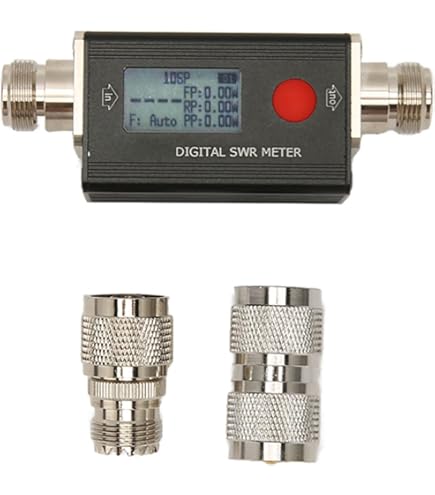 LED SWR Meter Für Kurzwellenfunk - 3-30MHz, Bis 50W, Digitale Anzeige, Kein Batteriebedarf