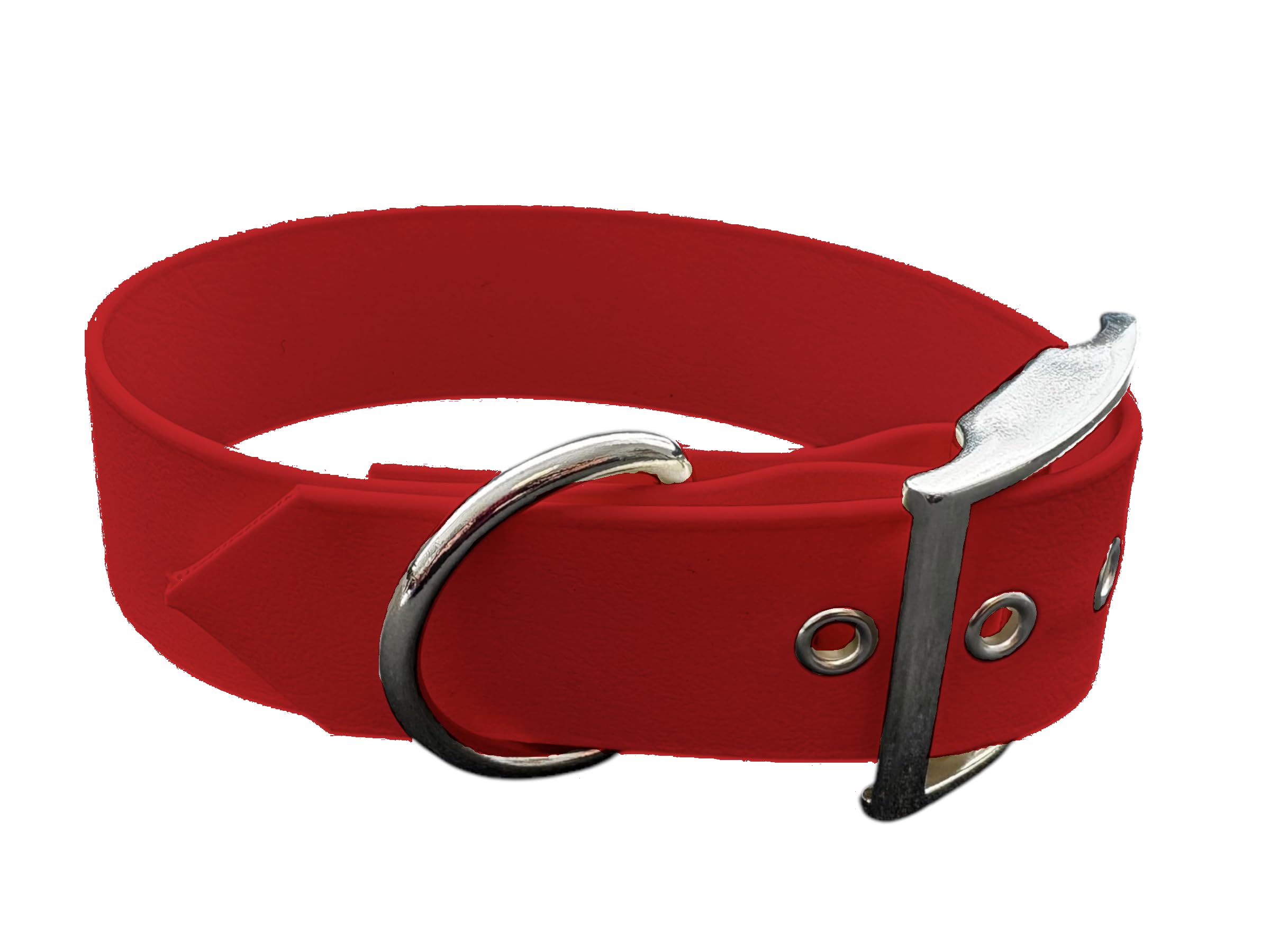 L'Atelier du Fourmilier Collar made of BioThane material, wide in choice of colours, Tour de cou: 40-45 cm