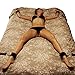 Bed Restraints for Sex with Adjustable Straps for Bondage and BDSM (Furry) - Black by HappyNHealthy