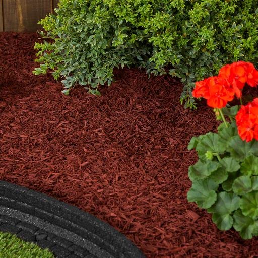 Rubberific Premium Shredded Rubber Mulch for Gardens, Lawns, and