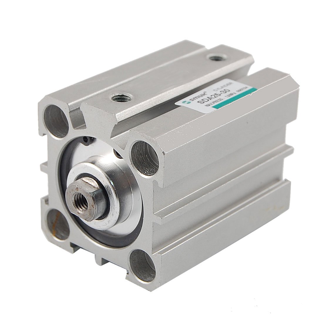 sourcing map 25mm Bore 30mm Stroke Double Action Pneumatic Actuator Air Cylinder
