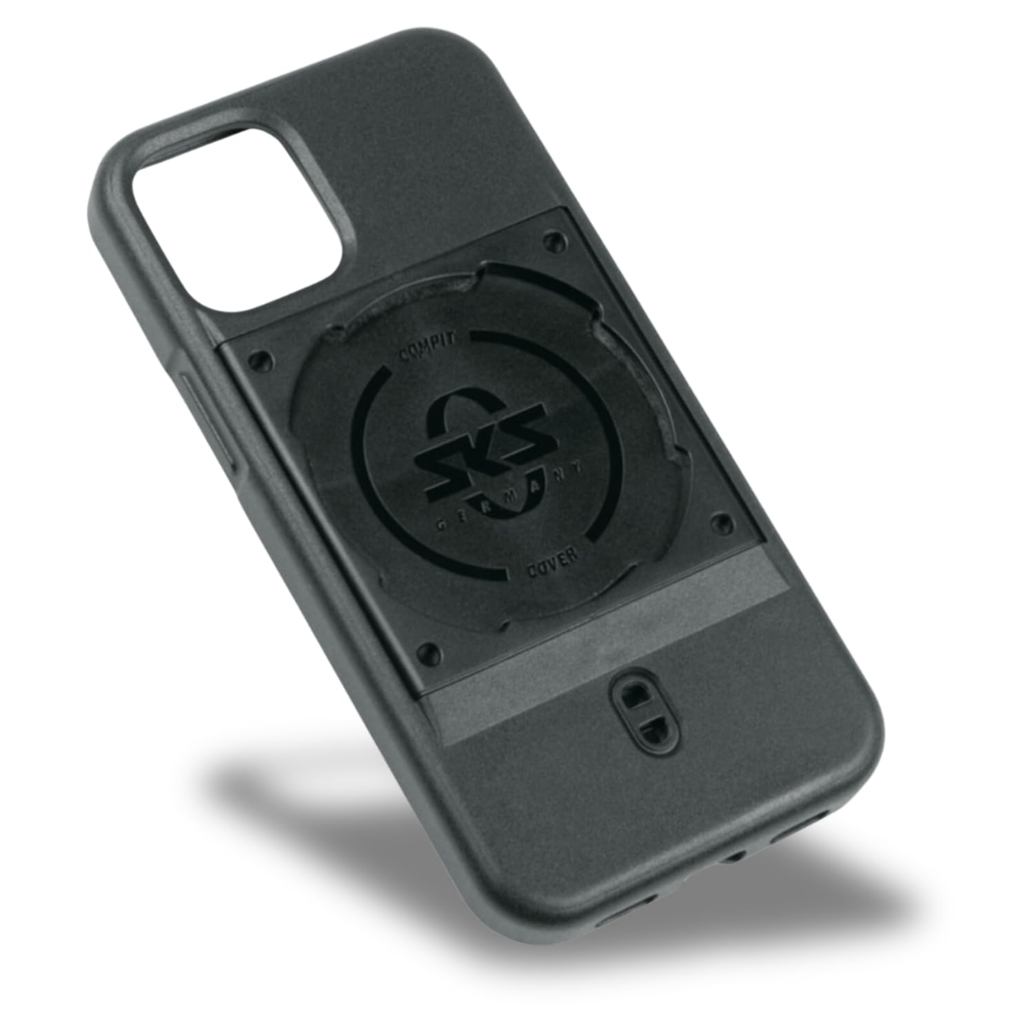 SKS GERMANY COMPIT COVER for iPhone 13 Mini Mobile phone cover with fastening device for COMPIT system (pleasant feel, shock-absorbing, with fastening device, made of wear-resistant plastic) — image 1
