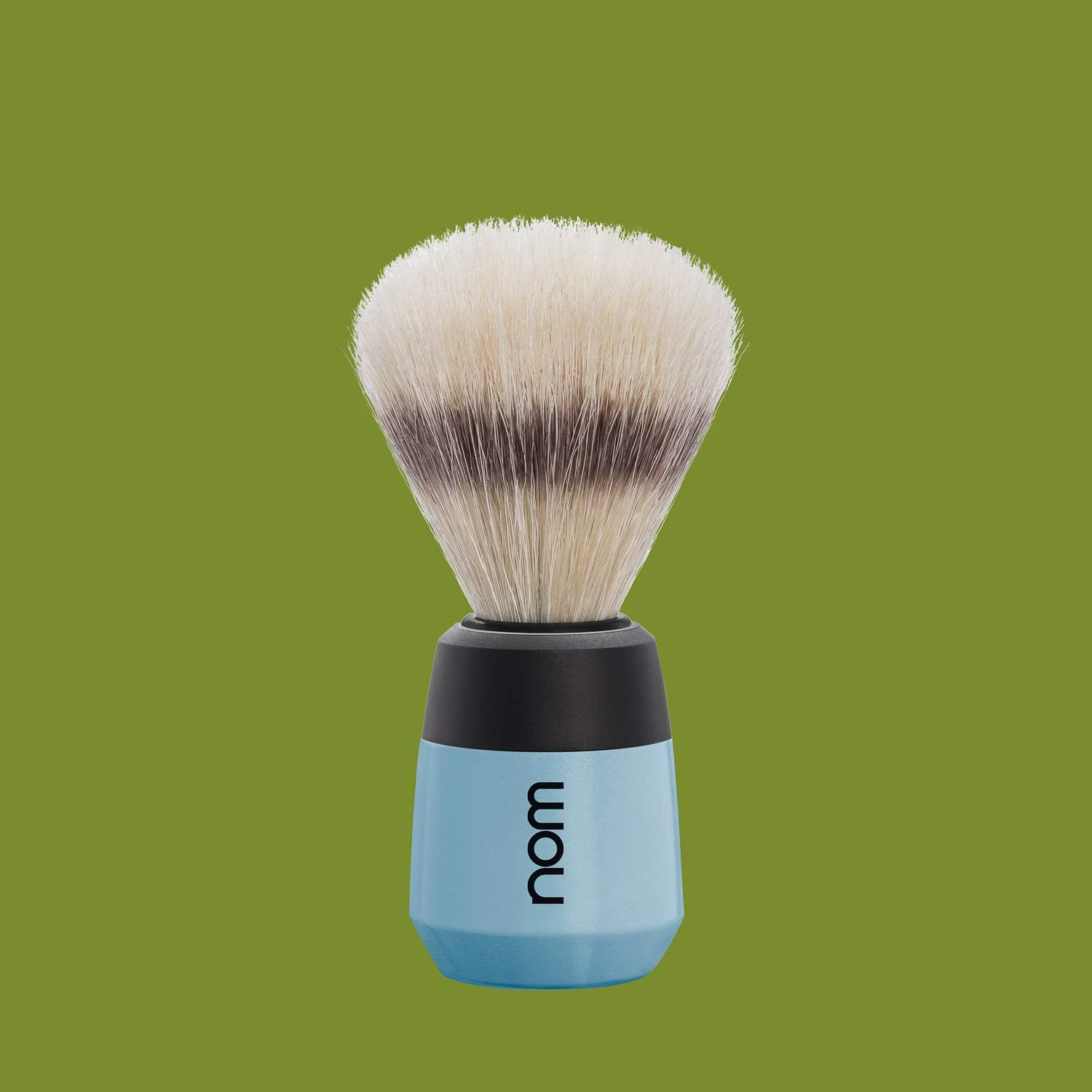 Nom Max Natural Bristle Shaving Brush, Fjord - Image 3