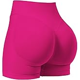VOYJOY Women Workout Impact Shorts 2.5"/ 3.6"/ 4.5"/ 6" Scrunch Butt Lifting Gym Seamless Booty Biker Shorts