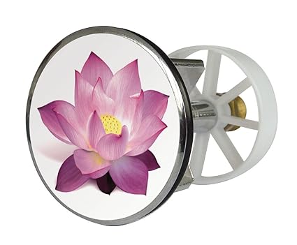 Bouchon De Lavabo Dessin De Fleur De Lotus Bonde Contre L