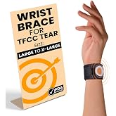 BULLSEYE Wrist Band - Silicone Ring Provides Pain Relief From TFCC Injury | Comfortable Support for Ulnar Side Wrist Pain, DRUJ Instability, Repetitive Stress, ECU Tendonitis, That Resists Migration