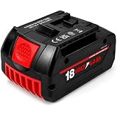 wowrmaykay 4.0Ah Replacement Battery for Bosch 18V BAT609 BAT619G | High Performance &bull; Long Runtime &bull; Original Charging &bull; Compatible Fit &bull; Smart BMS &bull; Heavy-Duty Construction &bull; LED