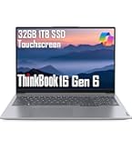 Amazon.com: Lenovo ThinkBook 16 Gen 6 Business Laptop (16