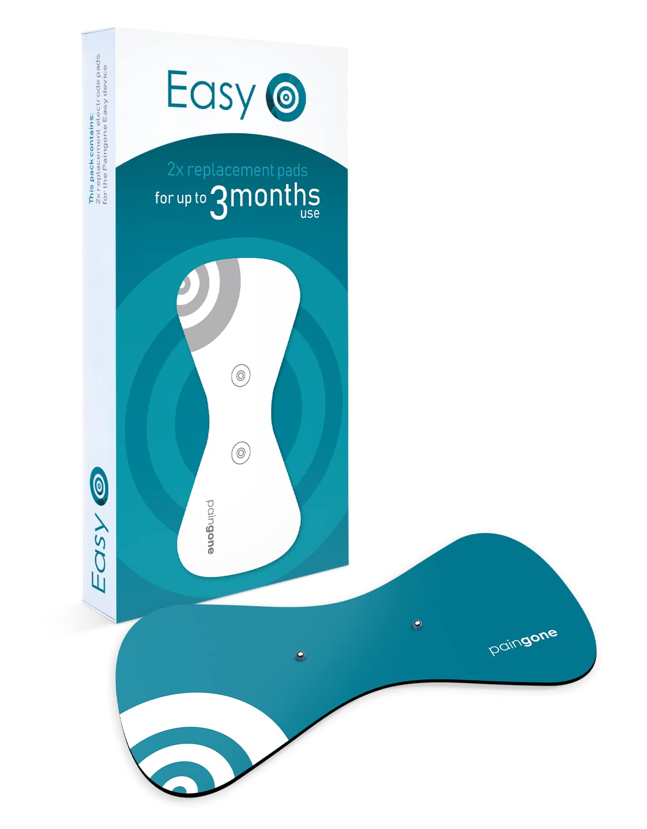 Paingone Easy Rechargeable Replacement Pad x 2