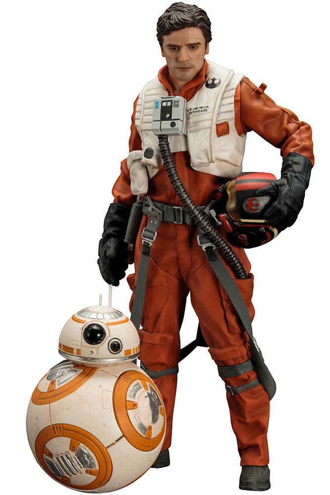 Star Wars SW122 Poe Dameron and BB-8" Artfx Plus Statue
