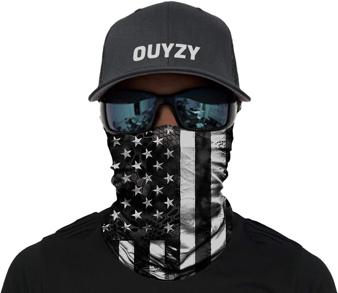 OUYZY Face Scarf Cover Mask - Sun Bandanas for Fishing Motorcycling Running