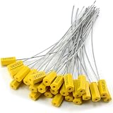 COCOLELE 100pc Numbered Security Cable Seals Tamper Proof Steel Wire Pull-Tite view 4