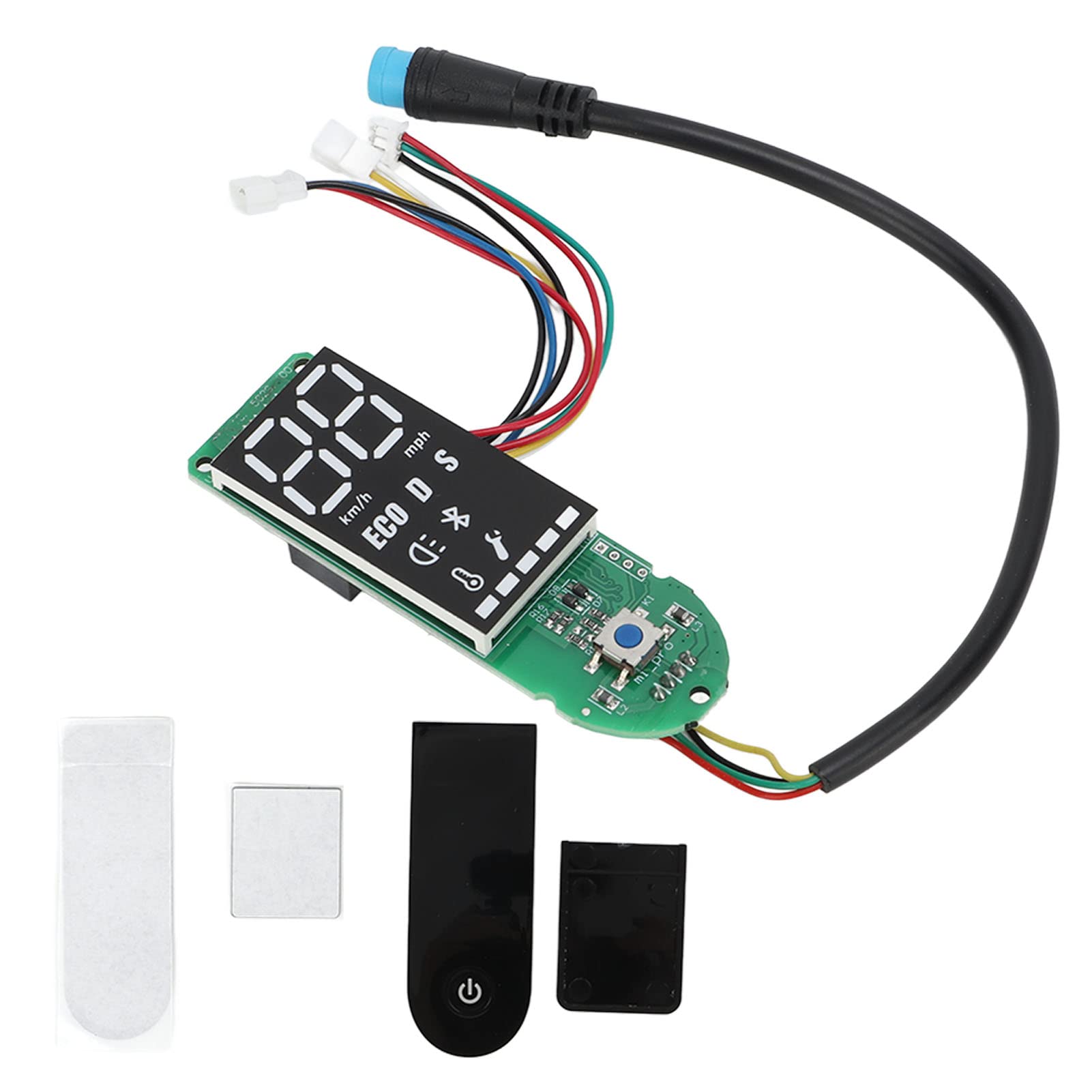 SPYMINNPOO Electric Scooter Circuit Board, Dashboard Contain Screen Switch Cover Upgraded Replacement Accessories Compatible with M365 E Scooter (Green)