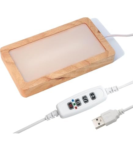 Set Of 4 - 5 Inch Square LED Light Bases For Centerpieces, Vases & Glass Art - Battery Powered Display Lights (White) - View #4