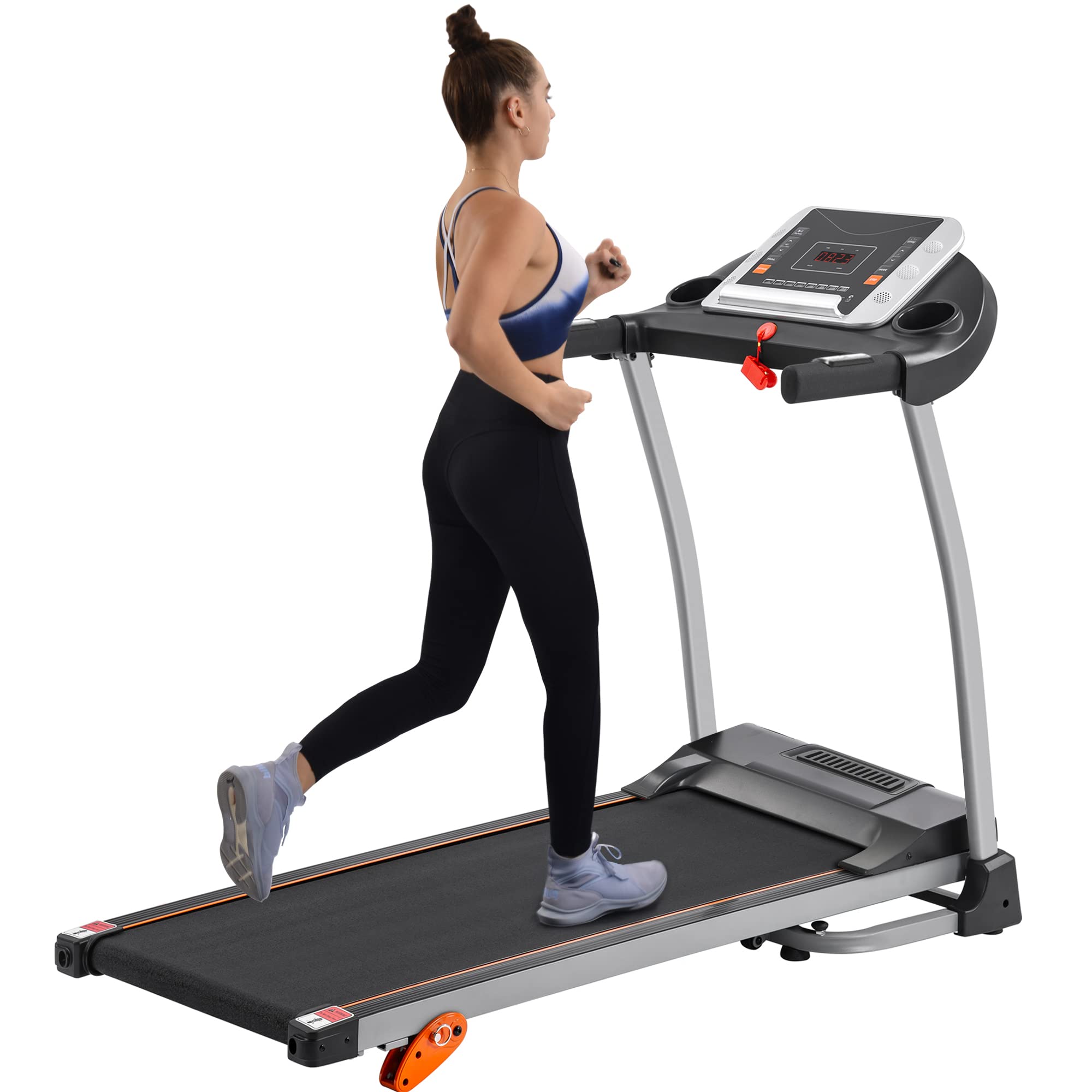 Merax Foldable Electric Treadmill 2.5HP Motorized Running Machine with ...