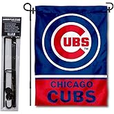 Chicago Baseball Garden Flag with Stand Holder