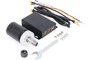 YIDOFENG Upgraded 24V DC Brushless Spindle Motor ER11 12000rpm with PWM Speed Controller Driver Board&Collet Holder Installed&Cable, for 3018-PRO and 3018 -Series CNC Router