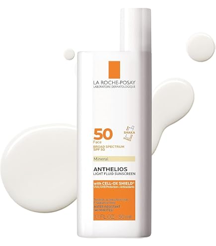 Amazon.com: La Roche-Posay Anthelios Light Fluid Facial Sunscreen