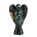 African Bloodstone Angel Statue 2" Beautiful