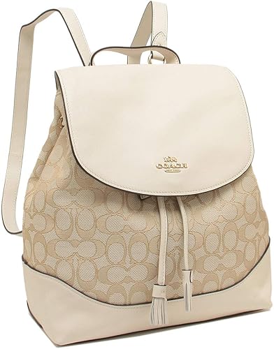 Amazon コーチ リュック アウトレット レディース Coach F Imdqc ライトカーキ ホワイト 並行輸入品 Coach コーチ レディース