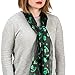 Shamrock and Hat Scarf for St Patrick's Day in Black
