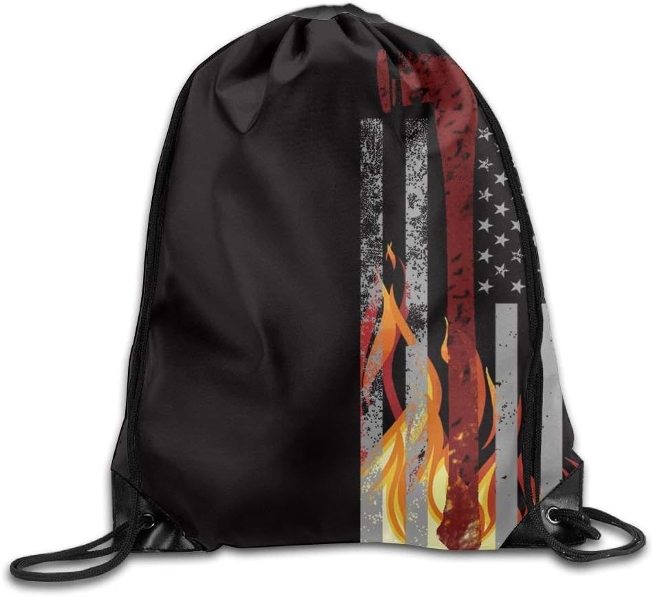 KCOUU Unisex Waterproof Drawstring Backpack For Gym School Travel