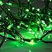 100 Green Miniature Christmas Lights Set - Mini Holiday String Lights