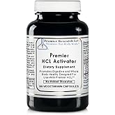 Premier HCL Activator, 90 Capsules, Vegan Product - Digestive and Whole Body Health Support with Pepsin (Vegetarian Source); Designed for Use with Premier HCL