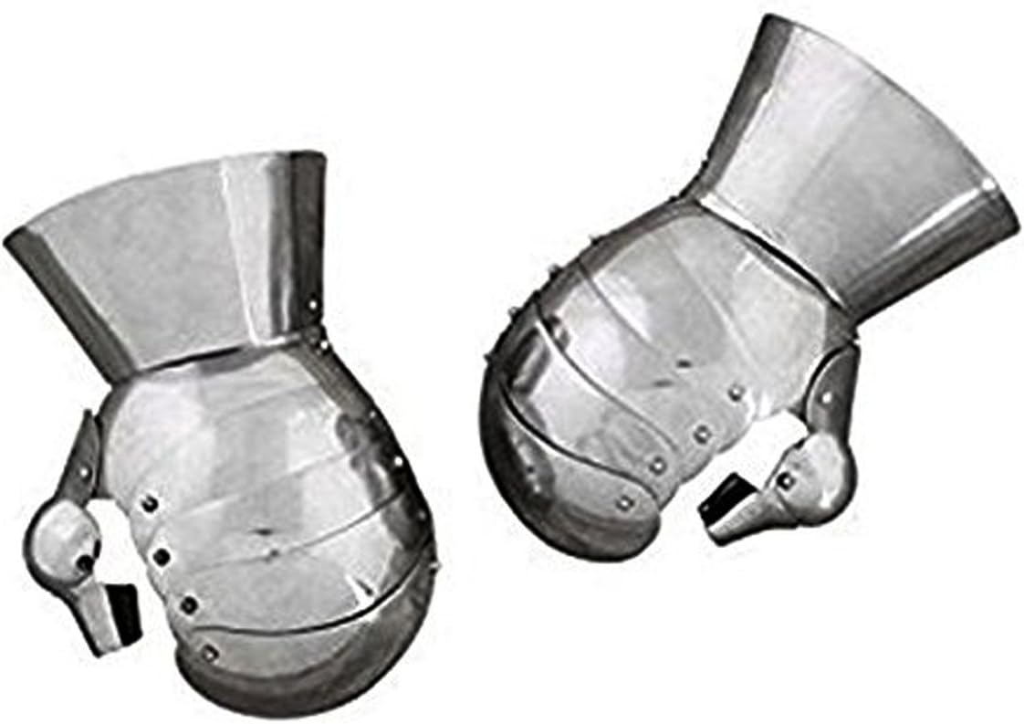 Ectoria Stainless Steel Clamshell Gauntlets