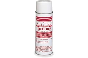Dykem Steel Red Layout Fluid - 16 oz Aerosol Can - 80096 [PRICE is per EACH]