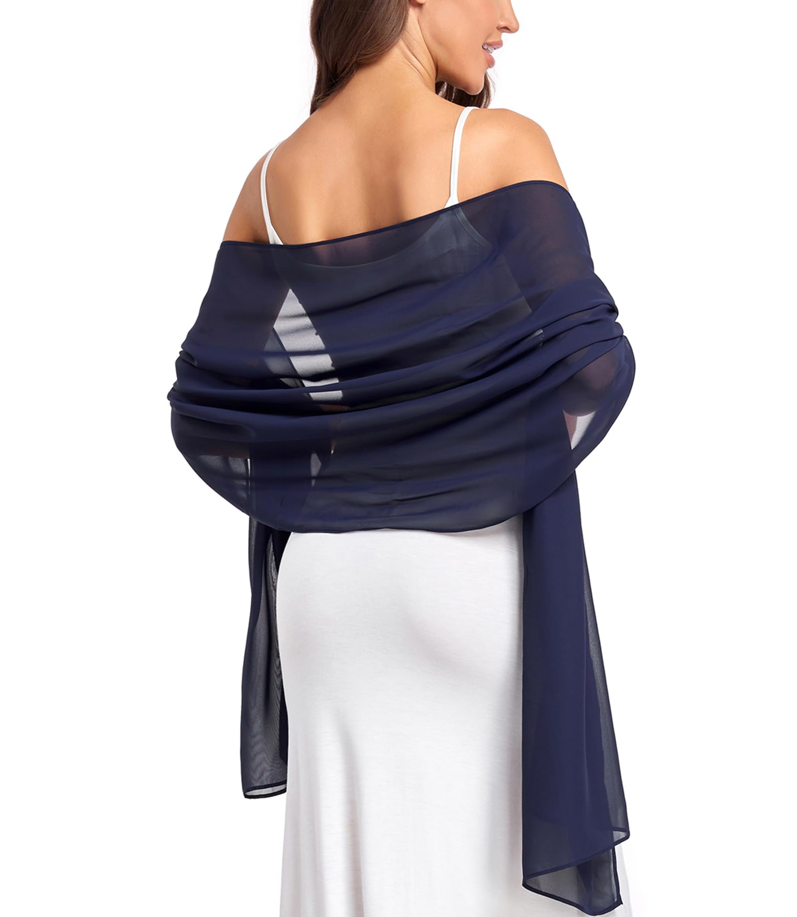 green emerald velvet dress RonFoxi Cream Pashmina Evening Shawl Wrap for Ladies Wedding Bridal (Cream)  Bundle with Navy Blue Chiffon Shawl Wraps for Women Evenimal Dresses（Navy  Blue） at Amazon Women's Clothing store main image 0