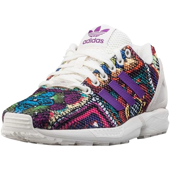 adidas Originals Shoes ZX Flux Shoes - Off White/Mid Grape 36 2/3 EU, 4UK