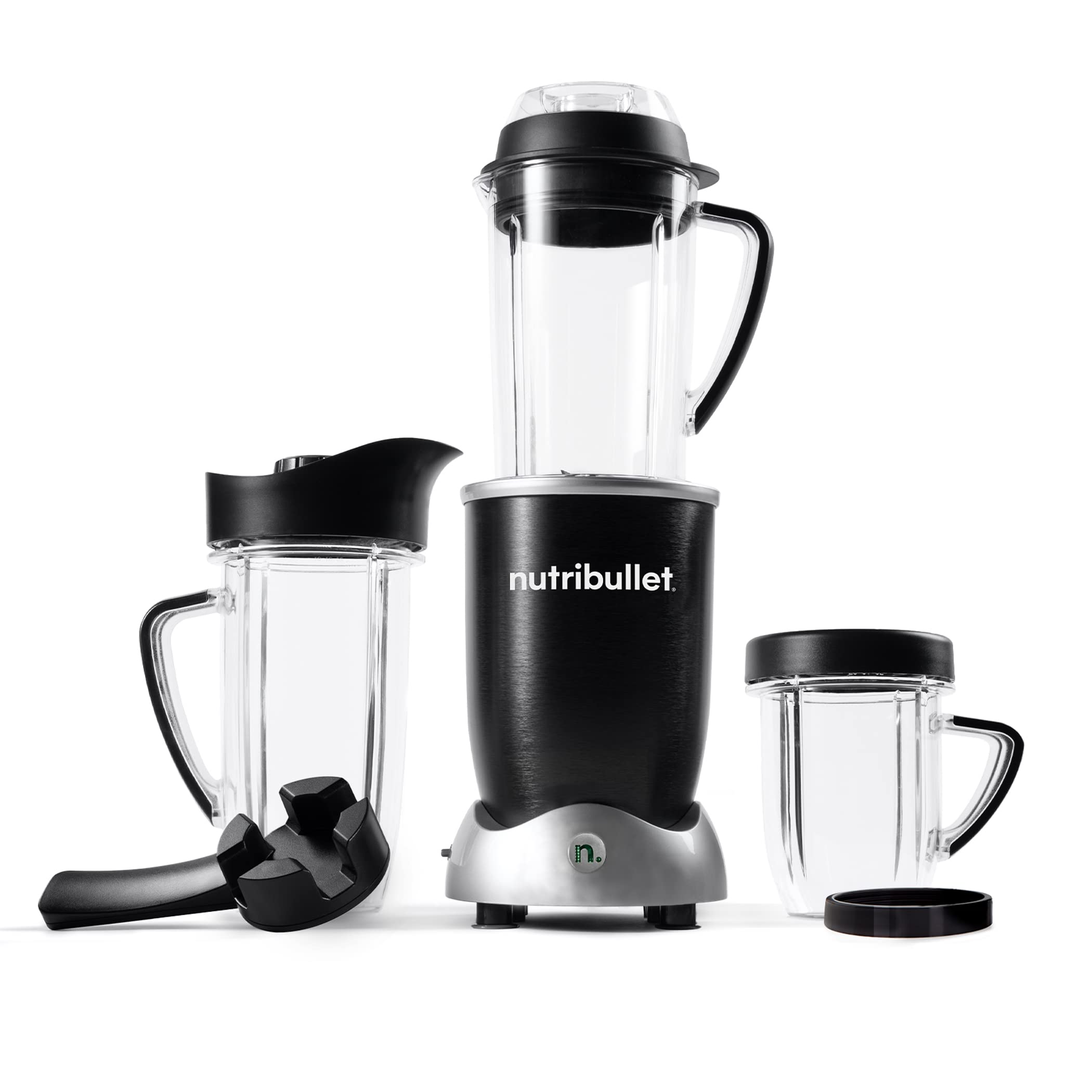 nutribullet® Rx Blender, Hot and Cold Blender, 1700W, 1L Pitcher & 30oz Cup, Extractor Blade, Soups, Hot Liquids, and Sauces, Black, N17-1001