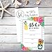 Hadley Designs 50 Hawaiian Luau Summer Swim Pool Party Invitations for Children, Kids, Teens & Adults, Summertime Birthday Cookout Invitation Cards, Floral Fill-In Invite, Family Reunion BBQ Invites