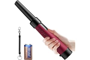 OKESAM Metal Detector Pinpointer for Adults, IP68 Fully Waterproof Metal Detector LCD Signal Display Handheld Pin Pointer Wand Underwater Treasure Hunting 360°Detection High Accuracy LED Light