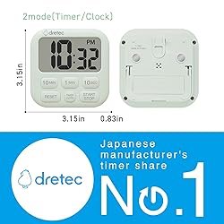 dretec Digital Timer Kitchen Timer Large LCD