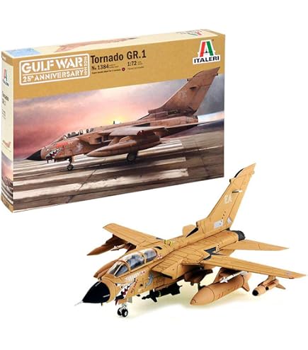 Amazon.com: Italeri 2517 Panavia Tornado ECR Fighter Aeronautica