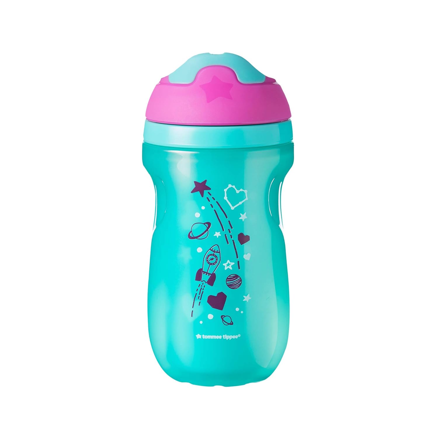 Tommee Tippee Non-Spill Insulated Sippee Toddler Tumbler Cup, 12+ Months, 9 Ounce, 3 Count, Girl, Purple, Pink and Blue : Baby
