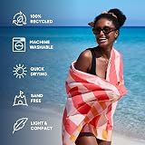 Dock & Bay Beach Towel Extra Large 200x90cm Raspberry Road Quick Dry view 2