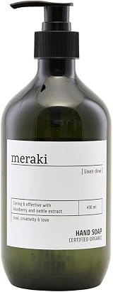 Meraki Linen Dew Hand Soap 490ml Organic Aloe Vera Blueberry Stinging Nettle view 5