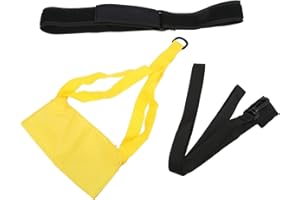 ASTIBYM Swim Parachute, Wear Resistant Waterproof Swimming Resistance Belt Coated Nylon Cloth Exercise Strength Lightweight for Training