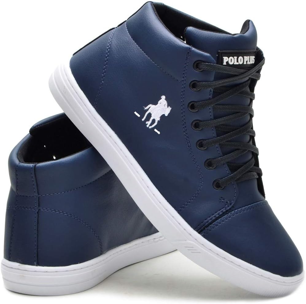 tênis polo cano alto estilo botinha