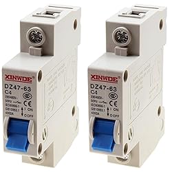 Bumbesti 2pcs 1 Pole 230/400V Low-Voltage Miniature