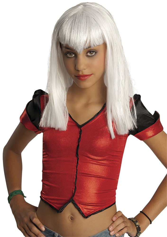 Rubies Naughty Vampire Wig, One Size, White (S1526)