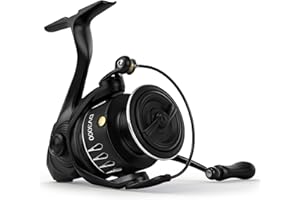 Lightweight Spinning Fishing Reel, Sealed Carbon Fiber Up to 18 LBs Max Drag, 5+1BB for Saltwater&Freshwater, 5.2:1 Gear Rati